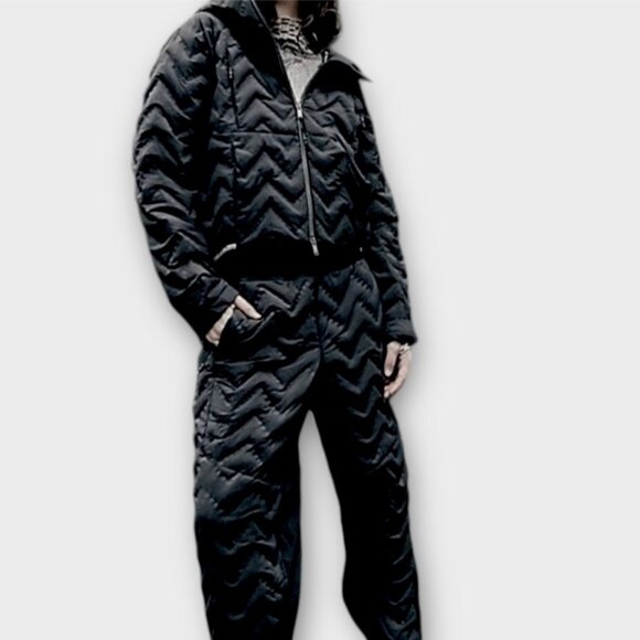 NWT Free People Gettin Lost Packable Pants Quilted Cozy Outdoors Winter Sz S - Picture 5 of 8